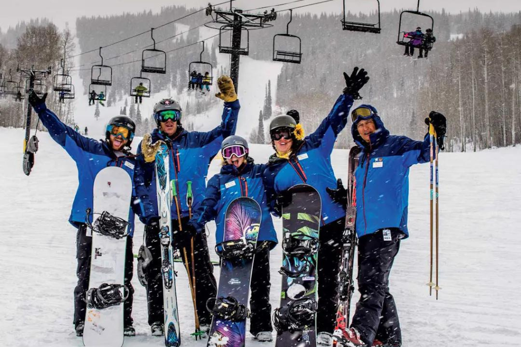 Group of Ski & Ride Instructors at Sunlight Mountain