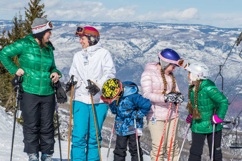 Family laughing at Sunlight Mountain Resort