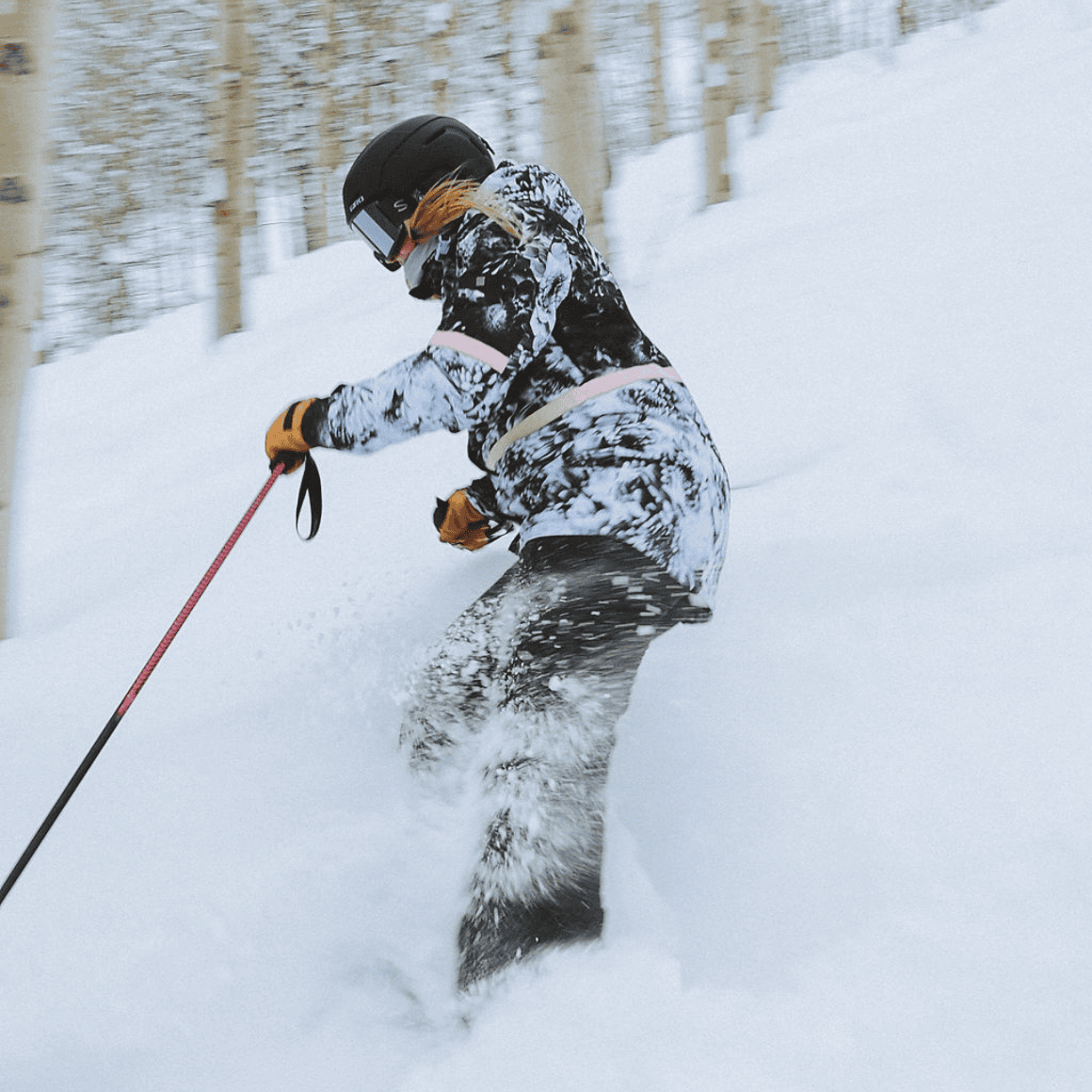 man skiing in glenwood springs, Colorado