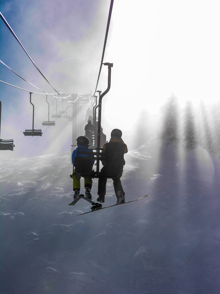 ski lift at sunlight mountain in glenwood springs