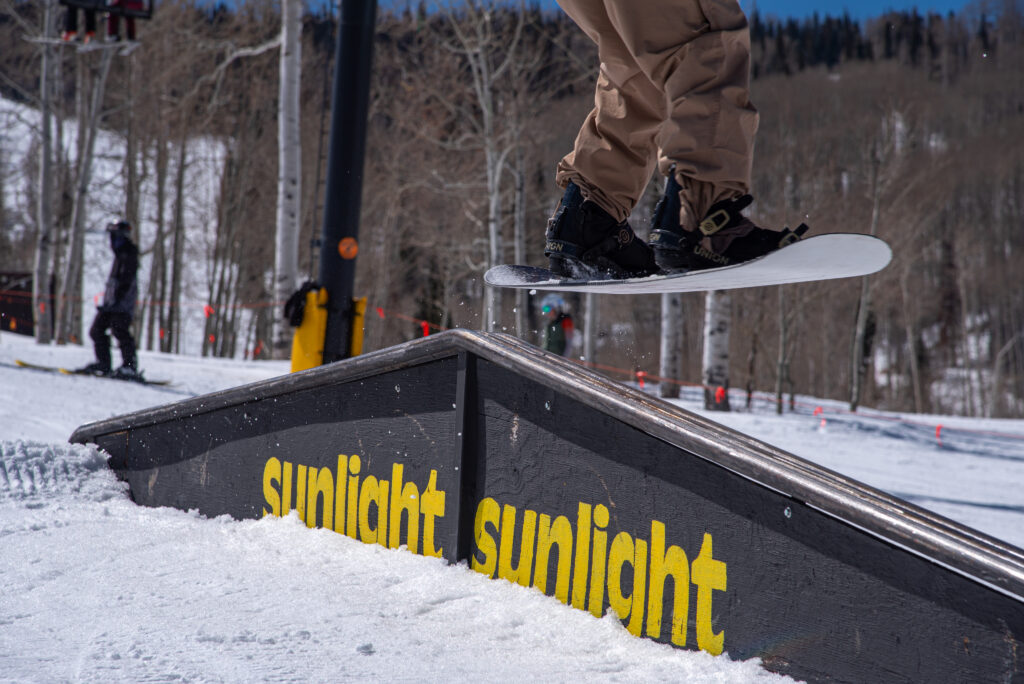 snowboarding at glenwood springs ski resort