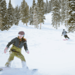 coworkers skiing in colorado