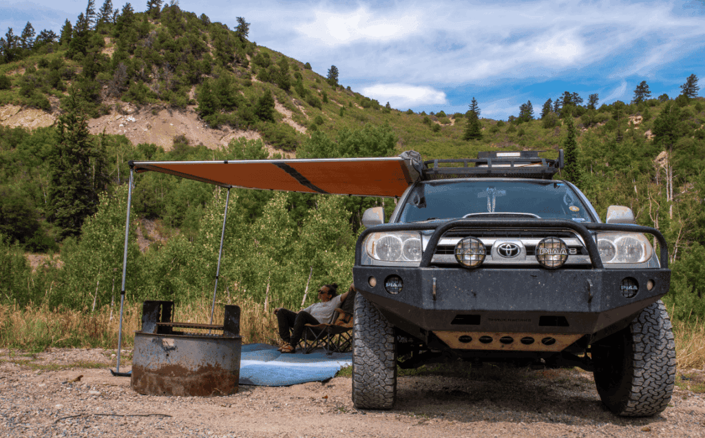 camping at sunlight mountain in glenwood springs, co