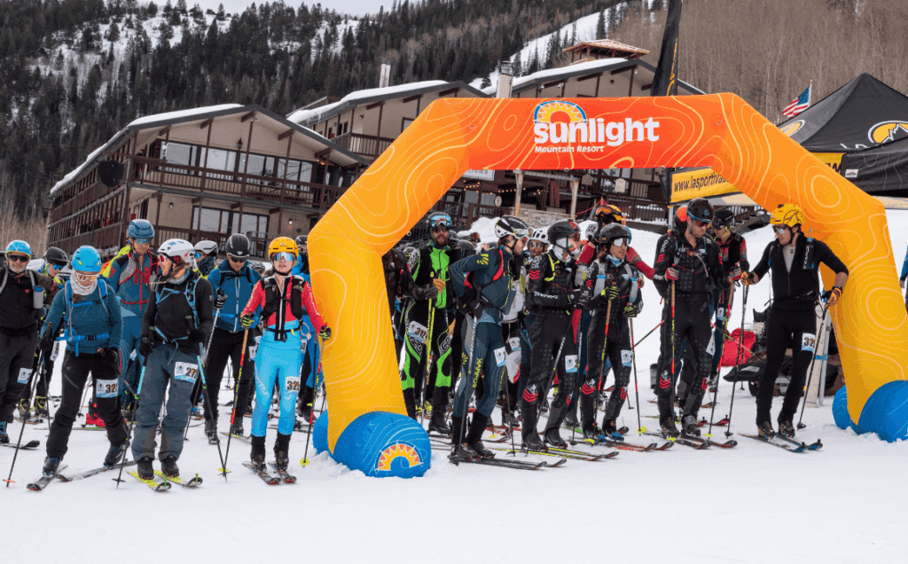 winter ski event in glenwood springs