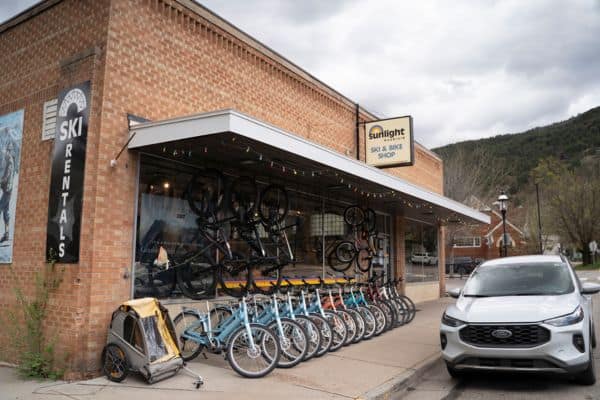 The front of Sunlight Mountains downtown shop
